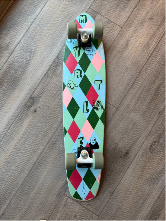Other - VINTAGE RARE RUSS POPE MYRTLE SKATEBOARD LONGBOARD 33"
